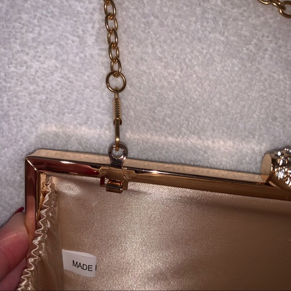 Alessia Rainbow Crystal Clutch Crossbody Purse - Picture 10 of 12